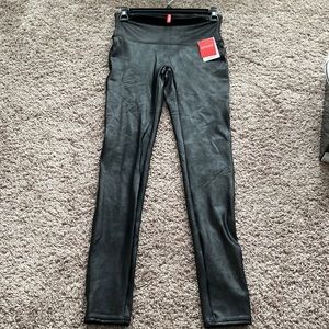 Spank faux leather pants - never worn